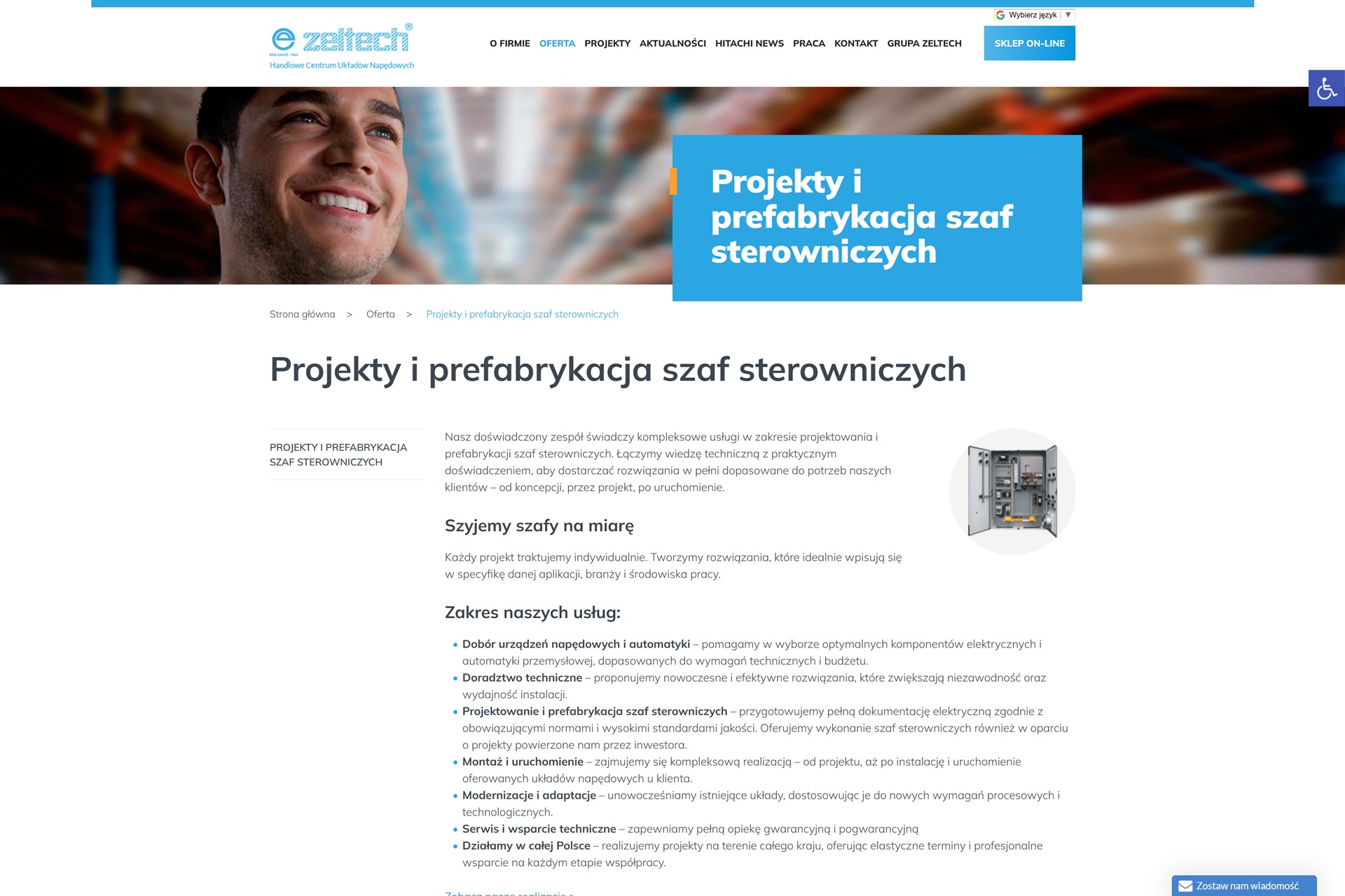 Miniatura artykułu Jak wygląda projektowanie i prefabrykacja szaf sterowniczych w automatyce przemysłowej?