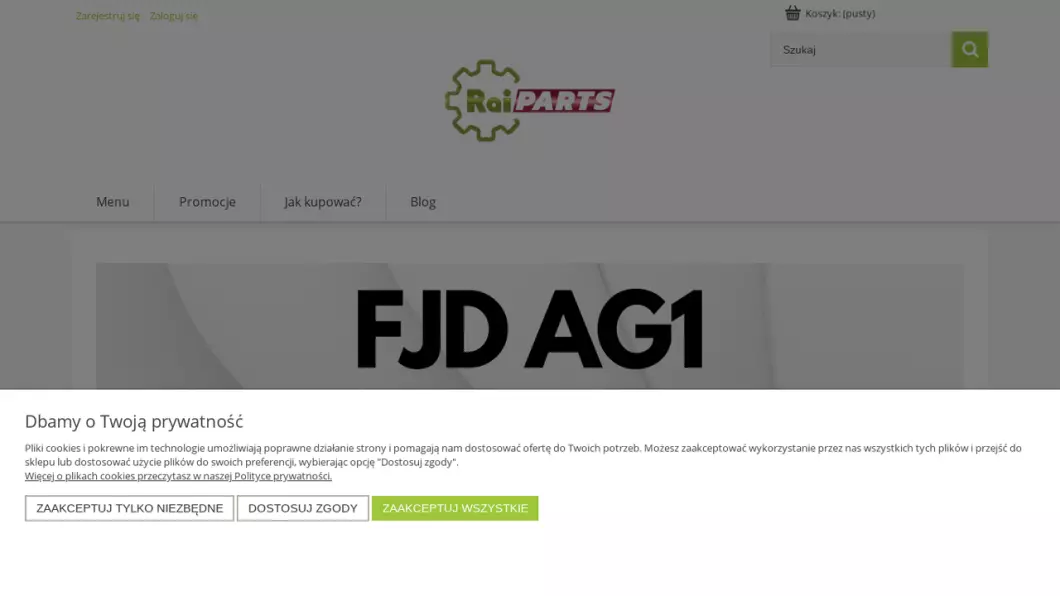 Zrzut ekranu strony firmy Raiparts